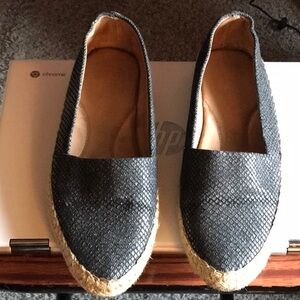 AEROSOLES Gray Espadrille Slip-On Shoes